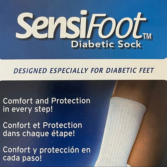 SensiFoot Diabetic Socks - size Medium - Picture 2 of 15